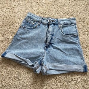 H&M size 4 high waisted jean shorts, worn only once